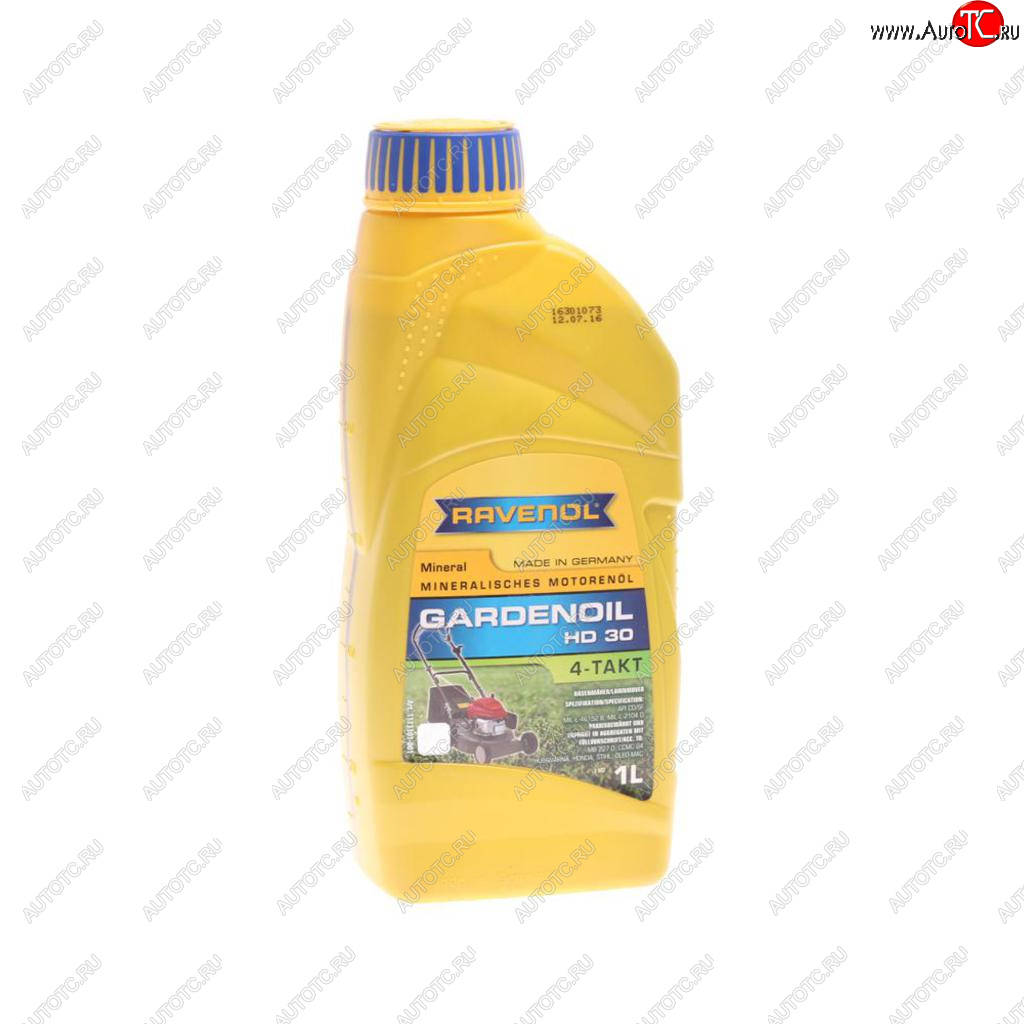 1 399 р. Масло моторное для 4-х тактных двигателей Gardenoil HD 30 30W мин.1л RAVENOL RAVENOL 1113301-001  с доставкой в г. Керчь