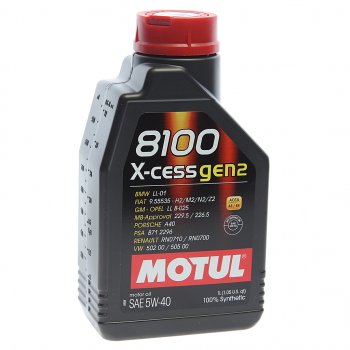 1 429 р. Масло моторное 8100 X-CESS GEN2 5W40 синт.1л MOTUL MOTUL 111681  с доставкой в г. Керчь. Увеличить фотографию 1