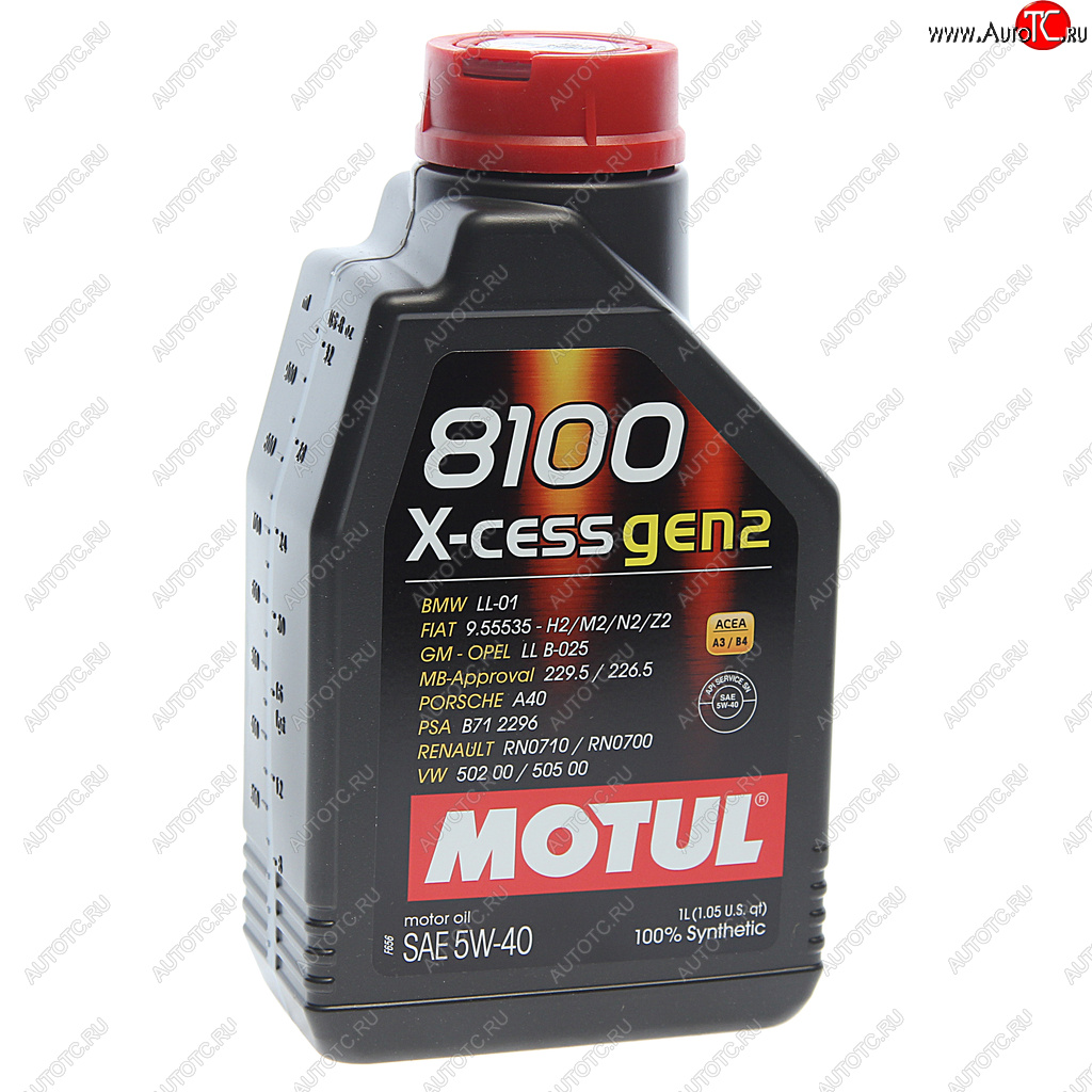 1 429 р. Масло моторное 8100 X-CESS GEN2 5W40 синт.1л MOTUL MOTUL 111681  с доставкой в г. Керчь