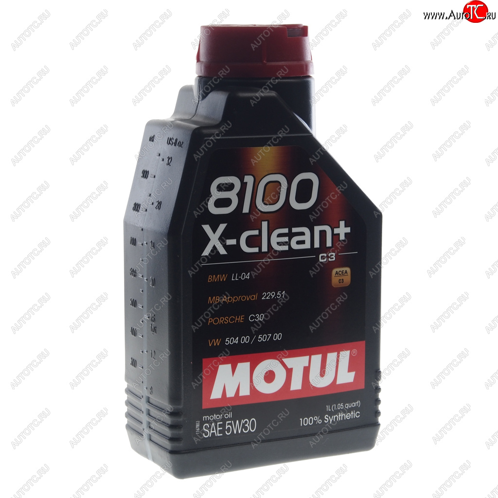 1 649 р. Масло моторное 8100 X-CLEAN+ 5W30 синт.1л MOTUL MOTUL 111683  с доставкой в г. Керчь