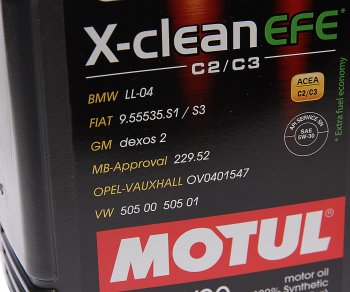7 299 р. Масло моторное 8100 X-CLEAN EFE 5W30 синт.5л MOTUL MOTUL 111688  с доставкой в г. Керчь. Увеличить фотографию 2