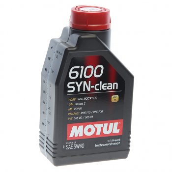 1 259 р. Масло моторное 6100 SYN-CLEAN 5W40 псинт.1л MOTUL MOTUL 111691  с доставкой в г. Керчь. Увеличить фотографию 1