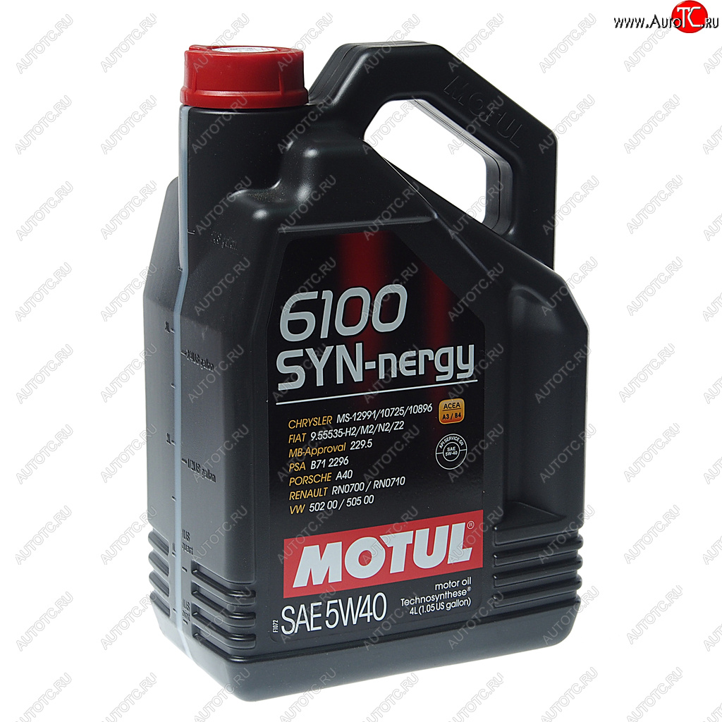 4 399 р. Масло моторное 6100 SYNERGIE 5W40 псинт.4л MOTUL MOTUL 111862  с доставкой в г. Керчь