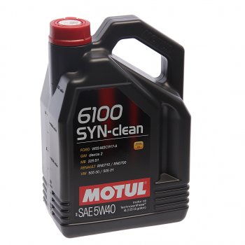 4 599 р. Масло моторное 6100 SYN-CLEAN 5W40 псинт.4л MOTUL MOTUL 111863  с доставкой в г. Керчь. Увеличить фотографию 1