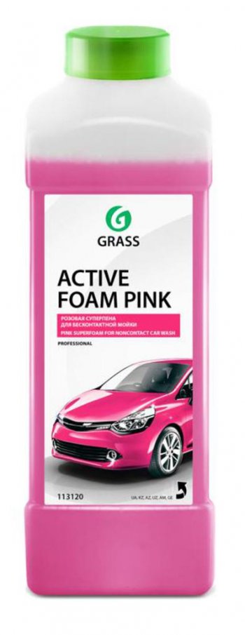 559 р. Шампунь для бесконтактной мойки 1кг Active Foam Pink GRASS GRASS 113120  с доставкой в г. Керчь. Увеличить фотографию 1