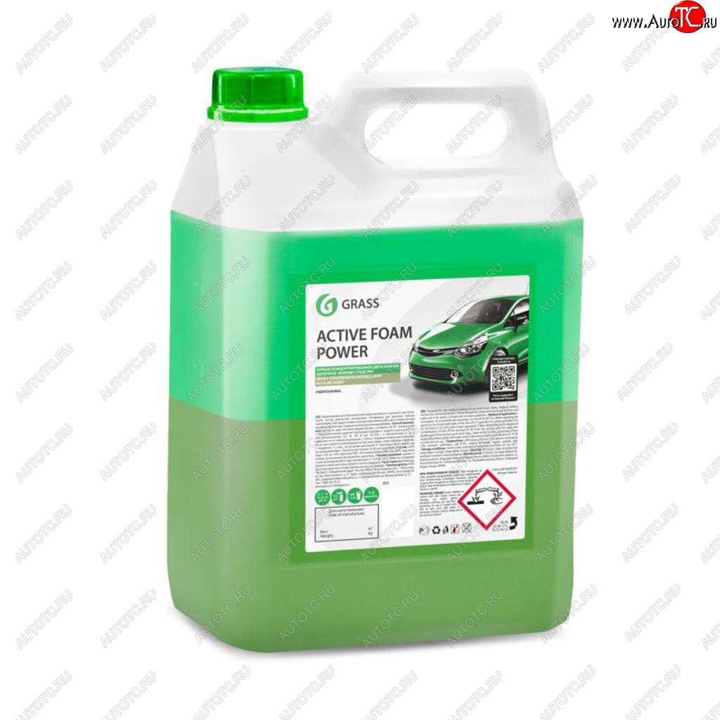 1 999 р. Шампунь для грузового авто двухкомпонентный 6кг Active Foam Power GRASS GRASS 113141  с доставкой в г. Керчь