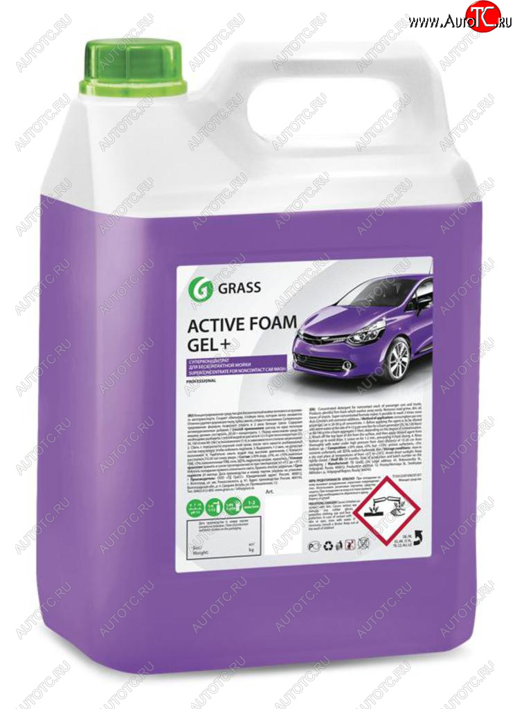 2 449 р. Шампунь для бесконтактной мойки 6кг Active Foam GEL+ GRASS GRASS 113181  с доставкой в г. Керчь