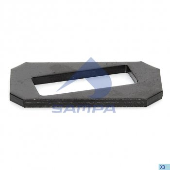 165 р. Пластина BPW полурессоры регулировочная SAMPA SAMPA 114.501  с доставкой в г. Керчь. Увеличить фотографию 1