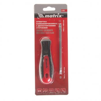 244 р. Отвертка комбинированная SL6.0хPH2.0 Fusion MATRIX MATRIX 11451  с доставкой в г. Керчь. Увеличить фотографию 1