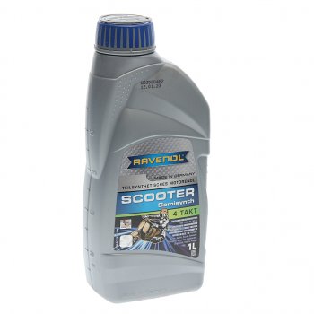 1 429 р. Масло моторное для 4-х тактных двигателей SCOOTER 4T псинт.1л RAVENOL RAVENOL 1152155-001  с доставкой в г. Керчь. Увеличить фотографию 1