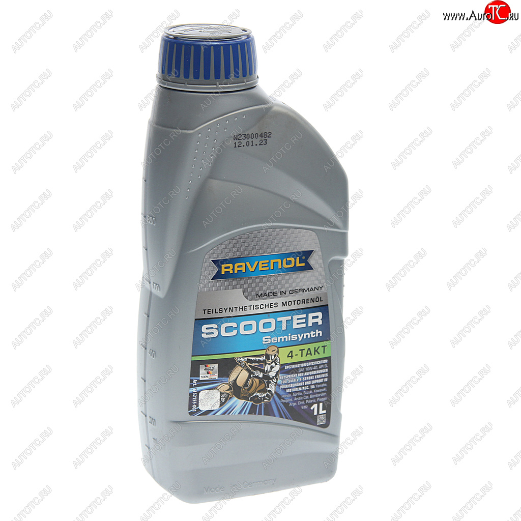 1 429 р. Масло моторное для 4-х тактных двигателей SCOOTER 4T псинт.1л RAVENOL RAVENOL 1152155-001  с доставкой в г. Керчь