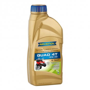 1 699 р. Масло моторное для 4-х тактных двигателей квадроциклов QUAD 4T 10W40 псинт.1л RAVENOL RAVENOL 1152160-001  с доставкой в г. Керчь. Увеличить фотографию 1