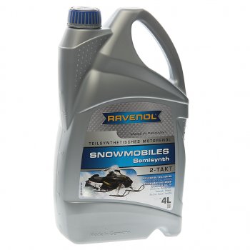 5 899 р. Масло моторное для 2-х тактных двигателей снегоходов псинт.4л RAVENOL RAVENOL 1152310-004  с доставкой в г. Керчь. Увеличить фотографию 1