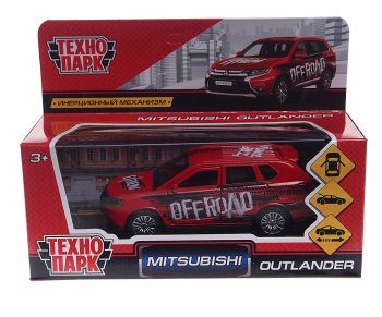 819 р. Модель автомобиля MITSUBISHI Outlander металлическая ТЕХНОПАРК ТЕХНОПАРК 115633115510178355  с доставкой в г. Керчь. Увеличить фотографию 2
