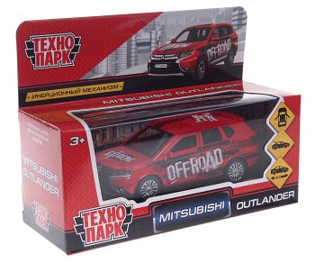 819 р. Модель автомобиля MITSUBISHI Outlander металлическая ТЕХНОПАРК ТЕХНОПАРК 115633115510178355  с доставкой в г. Керчь. Увеличить фотографию 1