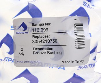 499 р. Втулка MERCEDES вала тормозного (42x48x49) SAMPA SAMPA 116.099  с доставкой в г. Керчь. Увеличить фотографию 3