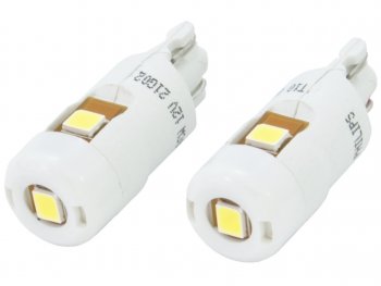 1 849 р. Лампа светодиодная 12V W5W T10W W2.1х9.5d 6000K 90Лм (2шт.) Led White Ultinon Pro6000 PHILIPS PHILIPS 11961cu60x2 PHILIPS 11961cu60x2  с доставкой в г. Керчь. Увеличить фотографию 1