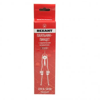 2 299 р. Паяльник 40Вт220В пинцет с керамическим нагревателем REXANT REXANT 12-0139  с доставкой в г. Керчь. Увеличить фотографию 3