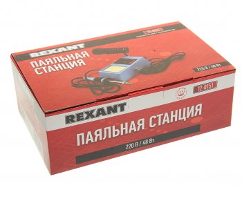 2 299 р. Станция паяльная аналоговая температура пайки 160-500град. 220В 48Вт REXANT REXANT 12-0151  с доставкой в г. Керчь. Увеличить фотографию 4