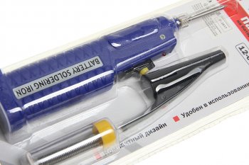 559 р. Паяльник 8Вт4.5В мини (питание от 3 батареек AA) REXANT REXANT 12-0181  с доставкой в г. Керчь. Увеличить фотографию 2