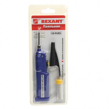 559 р. Паяльник 8Вт4.5В мини (питание от 3 батареек AA) REXANT REXANT 12-0181  с доставкой в г. Керчь. Увеличить фотографию 1