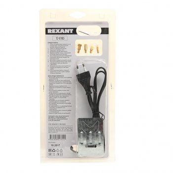 699 р. Паяльник 30Вт220В выжигатель по дереву (6 насадок) REXANT REXANT 12-0183  с доставкой в г. Керчь. Увеличить фотографию 2