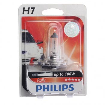 639 р. Лампа 12V H7 100W PX26d блистер (1шт.) Rally PHILIPS PHILIPS 12035rab1 PHILIPS 12035rab1  с доставкой в г. Керчь. Увеличить фотографию 1