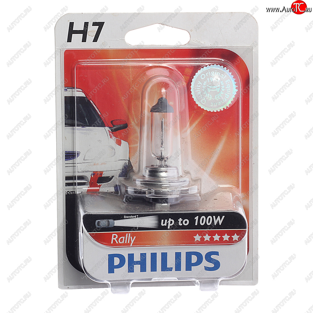 639 р. Лампа 12V H7 100W PX26d блистер (1шт.) Rally PHILIPS PHILIPS 12035rab1 PHILIPS 12035rab1  с доставкой в г. Керчь