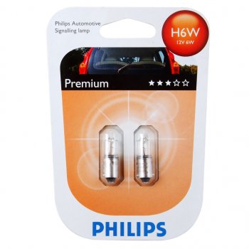 639 р. Лампа 12V H6W BAX9s блистер (2шт.) Halogen PHILIPS PHILIPS 12036b2  с доставкой в г. Керчь. Увеличить фотографию 1