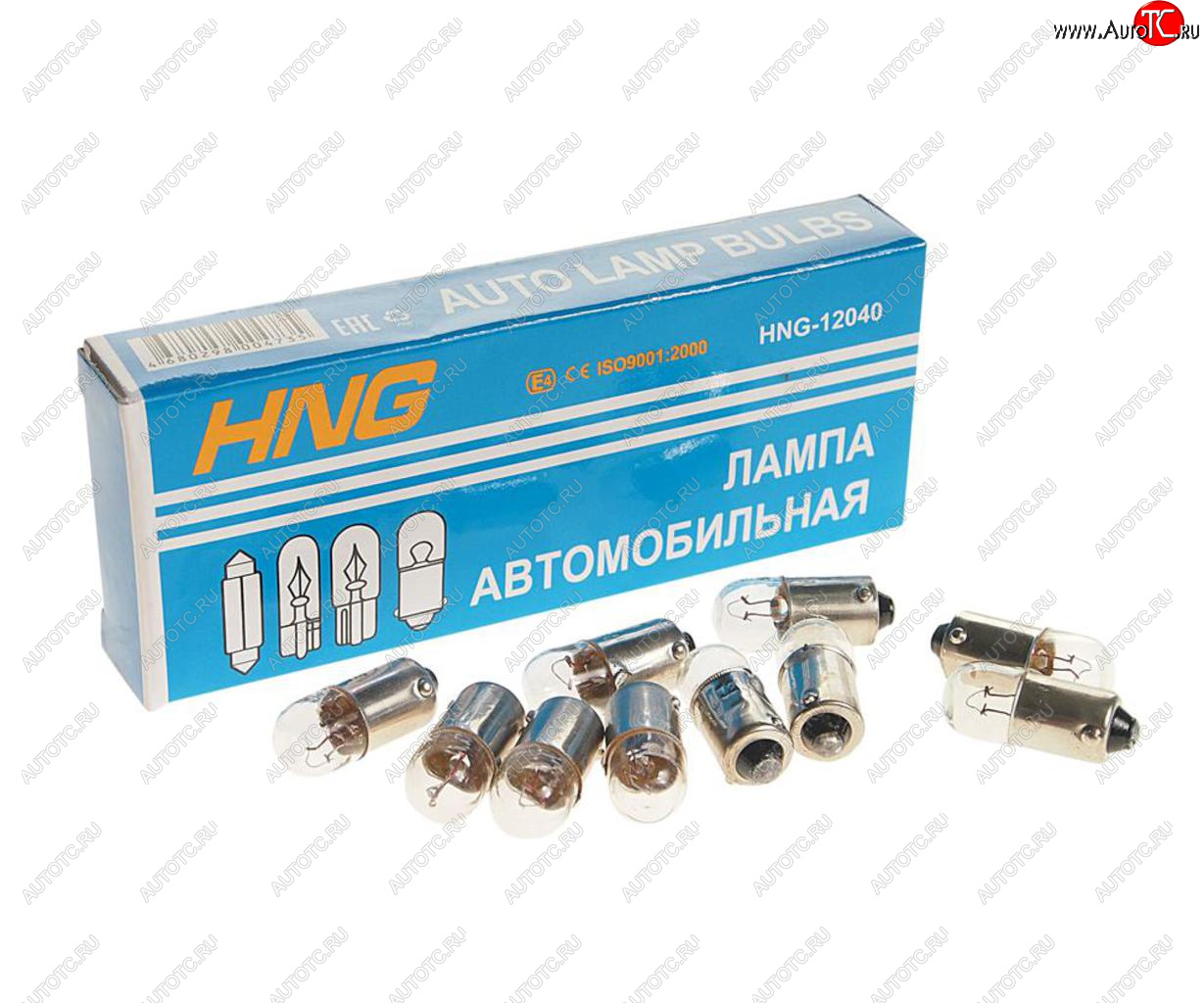 17 р. Лампа 12V T4W BA9s Long Life HNG HNG 12040  с доставкой в г. Керчь