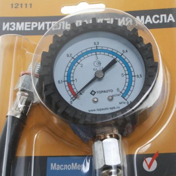899 р. Манометр для измерения давления масла ТОП АВТО ТОП АВТО 12111  с доставкой в г. Керчь. Увеличить фотографию 2