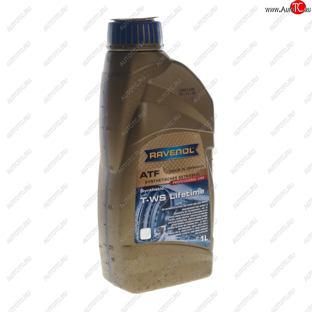 2 099 р. Масло трансмиссионное ATF T-WS Lifetime синт.1л RAVENOL RAVENOL 1211106-001  с доставкой в г. Керчь