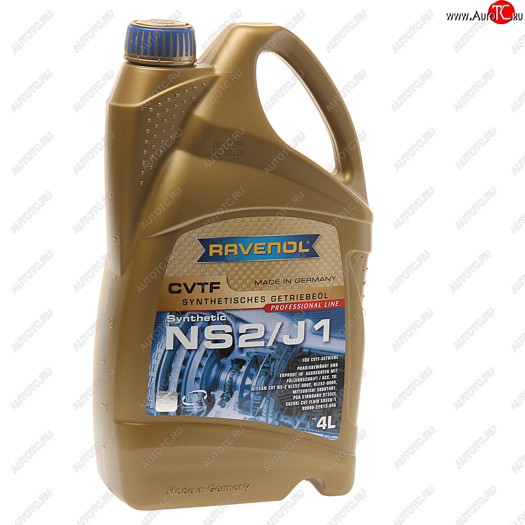 9 349 р. Масло трансмиссионное CVTF для вариаторов NS2J1 4л RAVENOL RAVENOL 1211114-004  с доставкой в г. Керчь