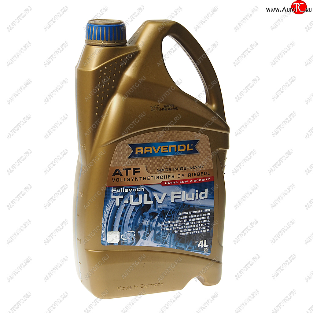 12 699 р. Масло трансмиссионное ATF T-ULV FLUID 4л RAVENOL RAVENOL 1211146-004  с доставкой в г. Керчь