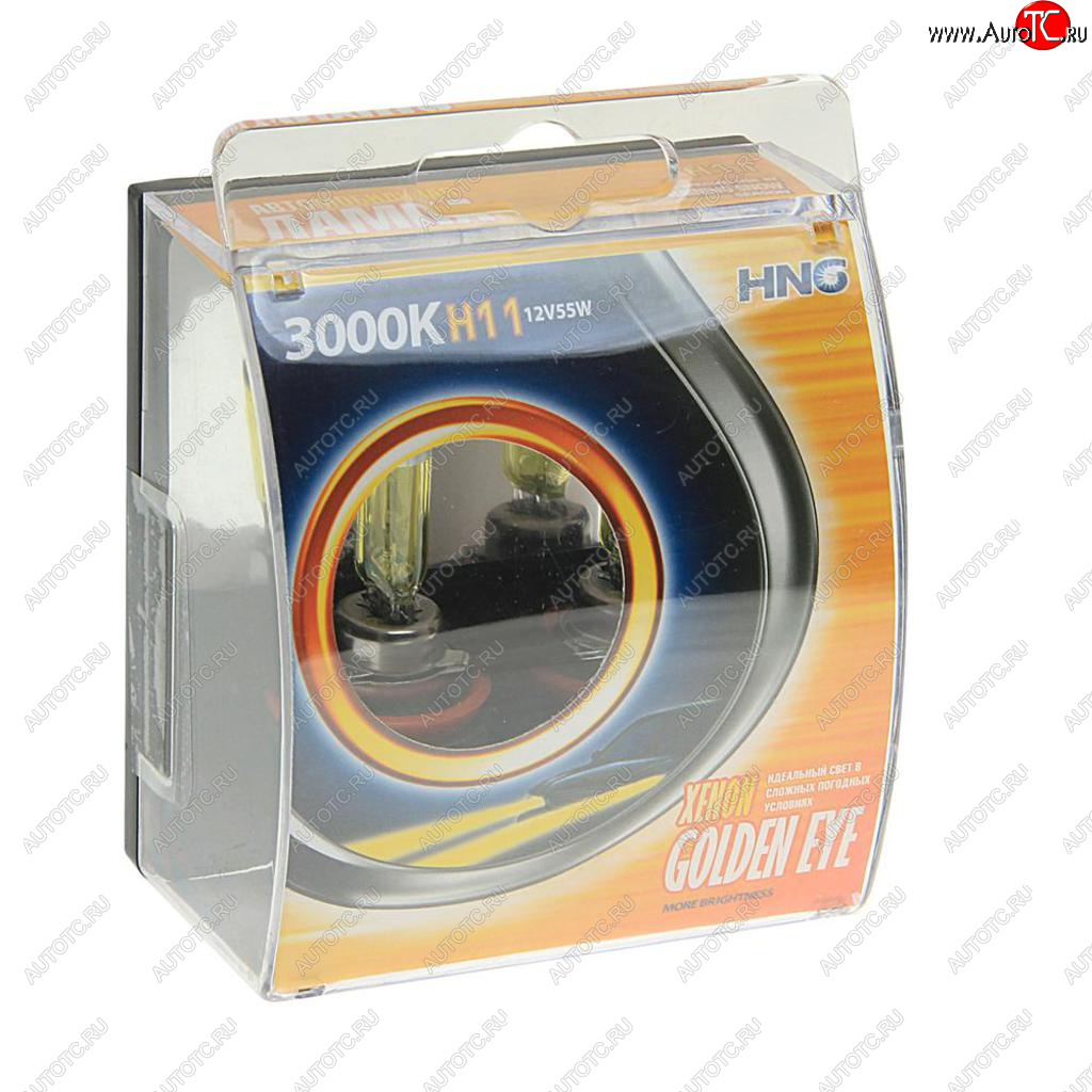 439 р. Лампа 12V H11 55W PGJ19-2 3000К бокс (2шт.) Golden Eye HNG HNG 12115ge2  с доставкой в г. Керчь