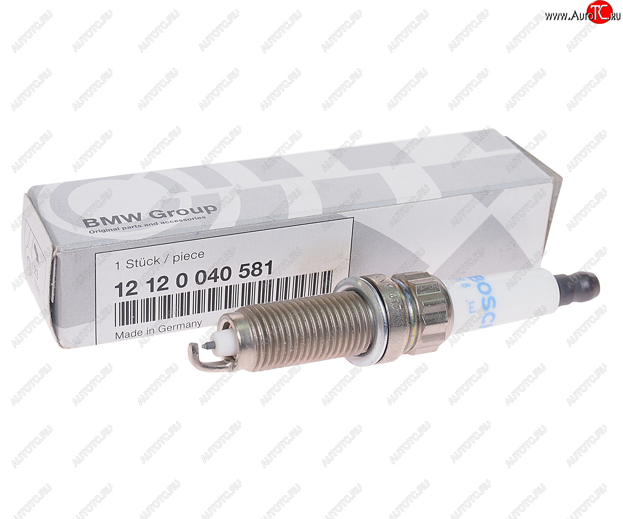 2 399 р. Свеча зажигания BMW 5 (F07 GT,F10),6 (F06),7 (F01),X5 (F15) (4.04.4) (дв.N63) OE BMW 12120040581  с доставкой в г. Керчь