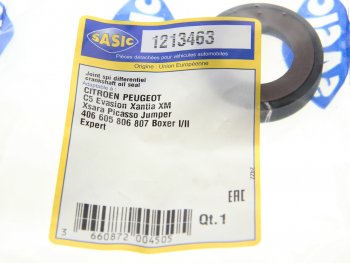 599 р. Сальник привода PEUGEOT 307 (06-) правого внутренний SASIC SASIC 1213463  с доставкой в г. Керчь. Увеличить фотографию 3