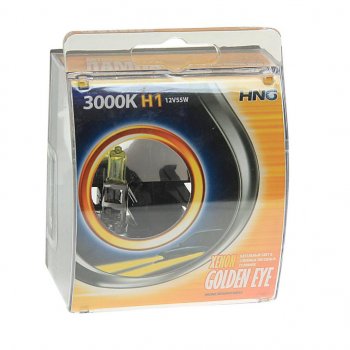 204 р. Лампа 12V H1 55W P14.5s 3000К бокс (2шт.) Golden Eye HNG HNG 12155ge2  с доставкой в г. Керчь. Увеличить фотографию 1