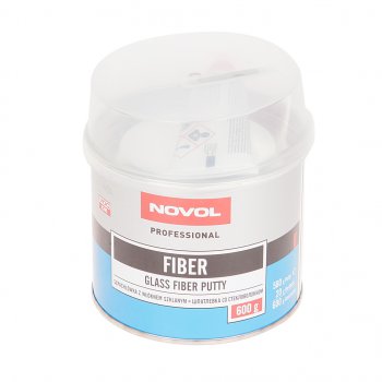 Шпатлевка со стекловолокном FIBER 0.6кг NOVOL NOVOL 1222