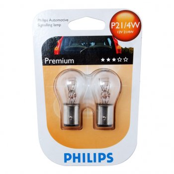 284 р. Лампа 12V P214W BAZ15d блистер (2шт.) PHILIPS PHILIPS 12594b2  с доставкой в г. Керчь. Увеличить фотографию 1