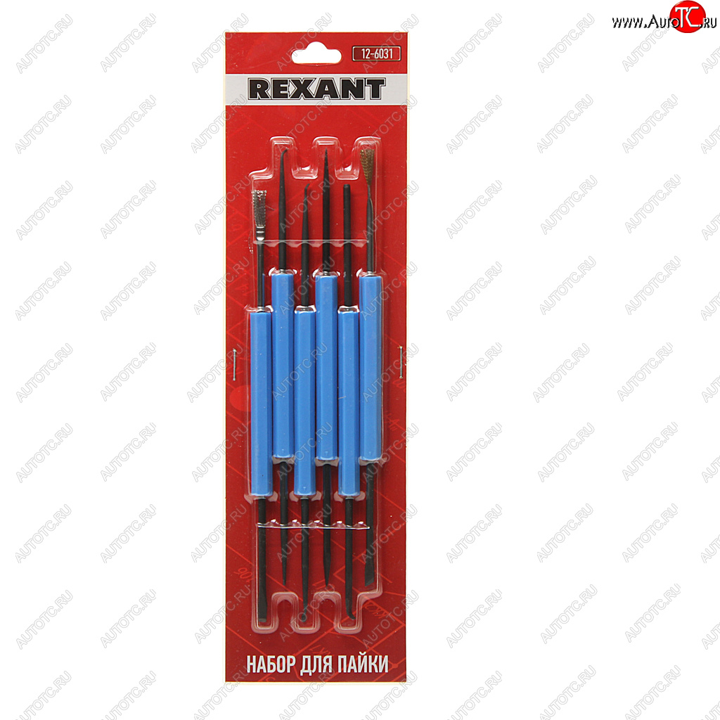 689 р. Набор для пайки 6 предметов REXANT REXANT 12-6031  с доставкой в г. Керчь