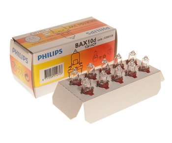 260 р. Лампа 12V 3W BAX10d коричневый патрон PHILIPS PHILIPS 12614cp  с доставкой в г. Керчь. Увеличить фотографию 1