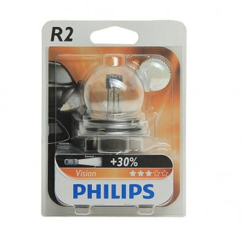 244 р. Лампа 12V R2 4540W P45t-41+30% блистер (1шт.) Vision PHILIPS PHILIPS 12620b1  с доставкой в г. Керчь. Увеличить фотографию 1