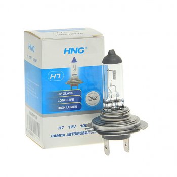 129 р. Лампа 12V H7 100W PX26d Long Life HNG HNG 12710  с доставкой в г. Керчь. Увеличить фотографию 1