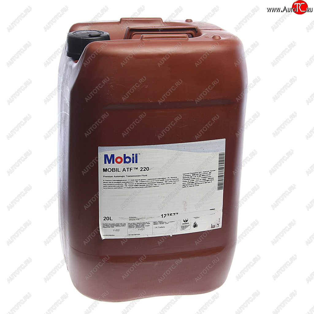 13 749 р. Масло трансмиссионное ATF 220 DEXRON II D 20л MOBIL MOBIL 127577  с доставкой в г. Керчь