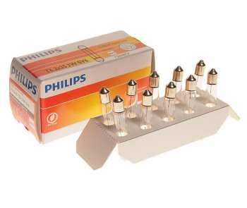 108 р. Лампа 12V C3W SV6 PHILIPS PHILIPS 12848cp  с доставкой в г. Керчь. Увеличить фотографию 1