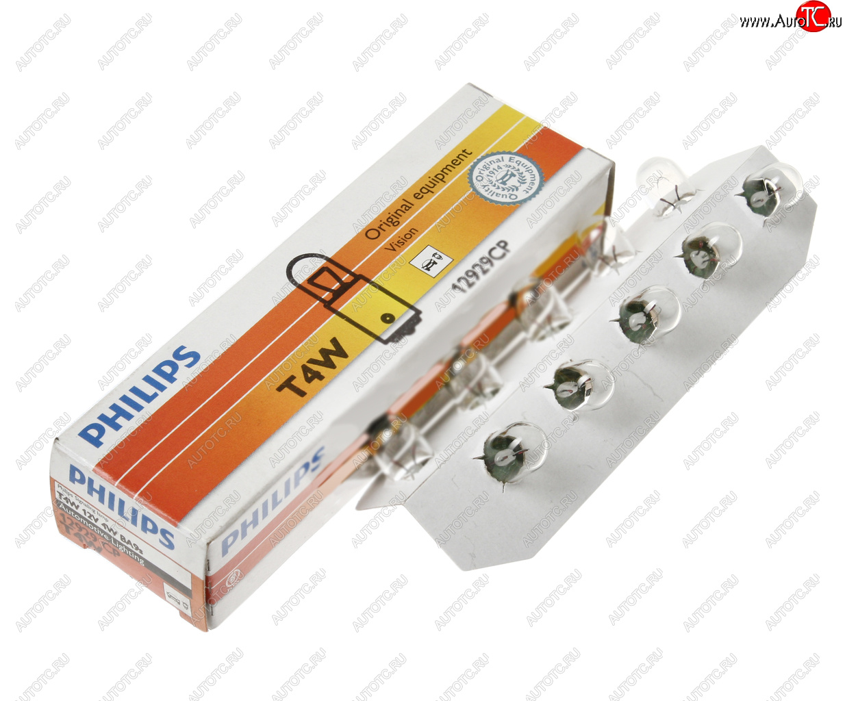 48 р. Лампа 12V T4W BA9s PHILIPS PHILIPS 12929cp  с доставкой в г. Керчь