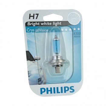 1 469 р. Лампа 12V H7 55W PX26d 4300K блистер (1шт.) Crystal Vision PHILIPS PHILIPS 12972cvb1 PHILIPS 12972cvb1  с доставкой в г. Керчь. Увеличить фотографию 1