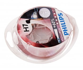 2 299 р. Лампа 12V H7 55W PX26d +60% бокс (2шт.) Visionplus PHILIPS PHILIPS 12972vps2  с доставкой в г. Керчь. Увеличить фотографию 1