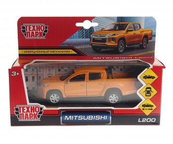 829 р. Модель автомобиля MITSUBISHI L200 металлическая ТЕХНОПАРК ТЕХНОПАРК 12 fil-gy  с доставкой в г. Керчь. Увеличить фотографию 1